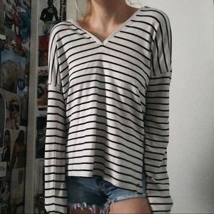 Striped sweatshirt